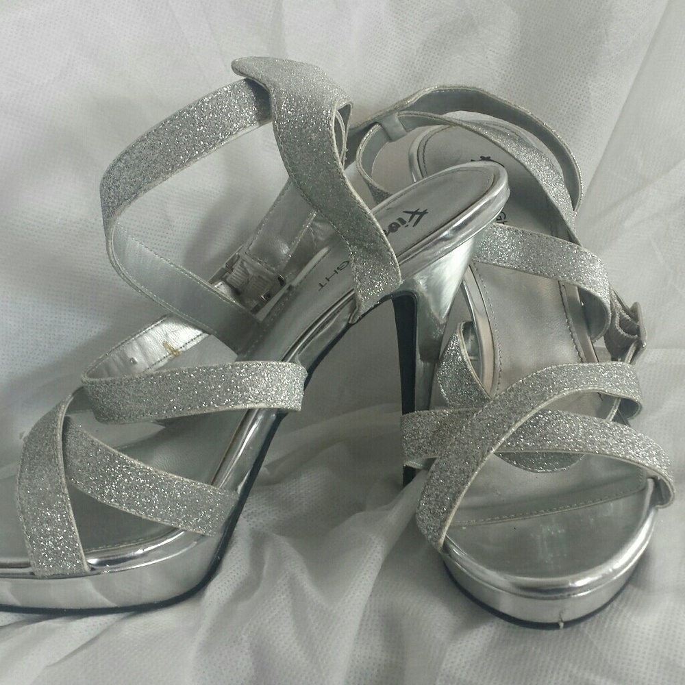 Silver heels
